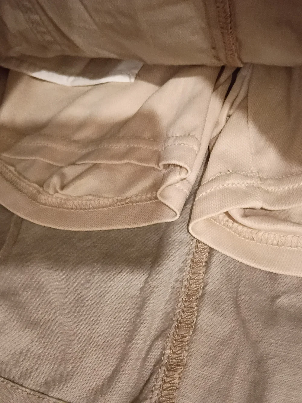 Lee Women's Khaki Mini Skirt with Front Seam Detail